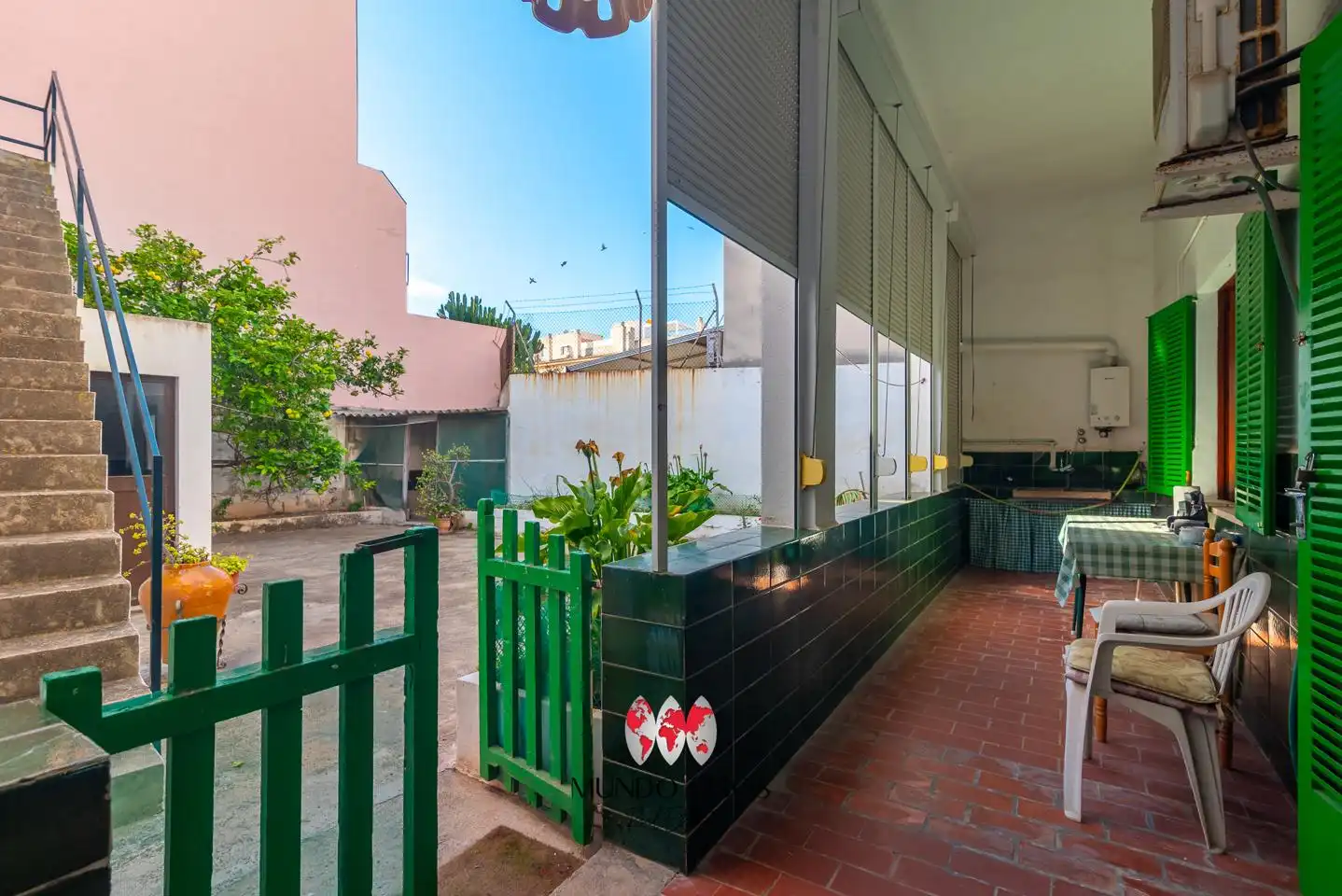 Terrasse von Erdgeschoss zum Verkauf in  Palma de Mallorca mit Klimaanlage, Heizung und Terrasse