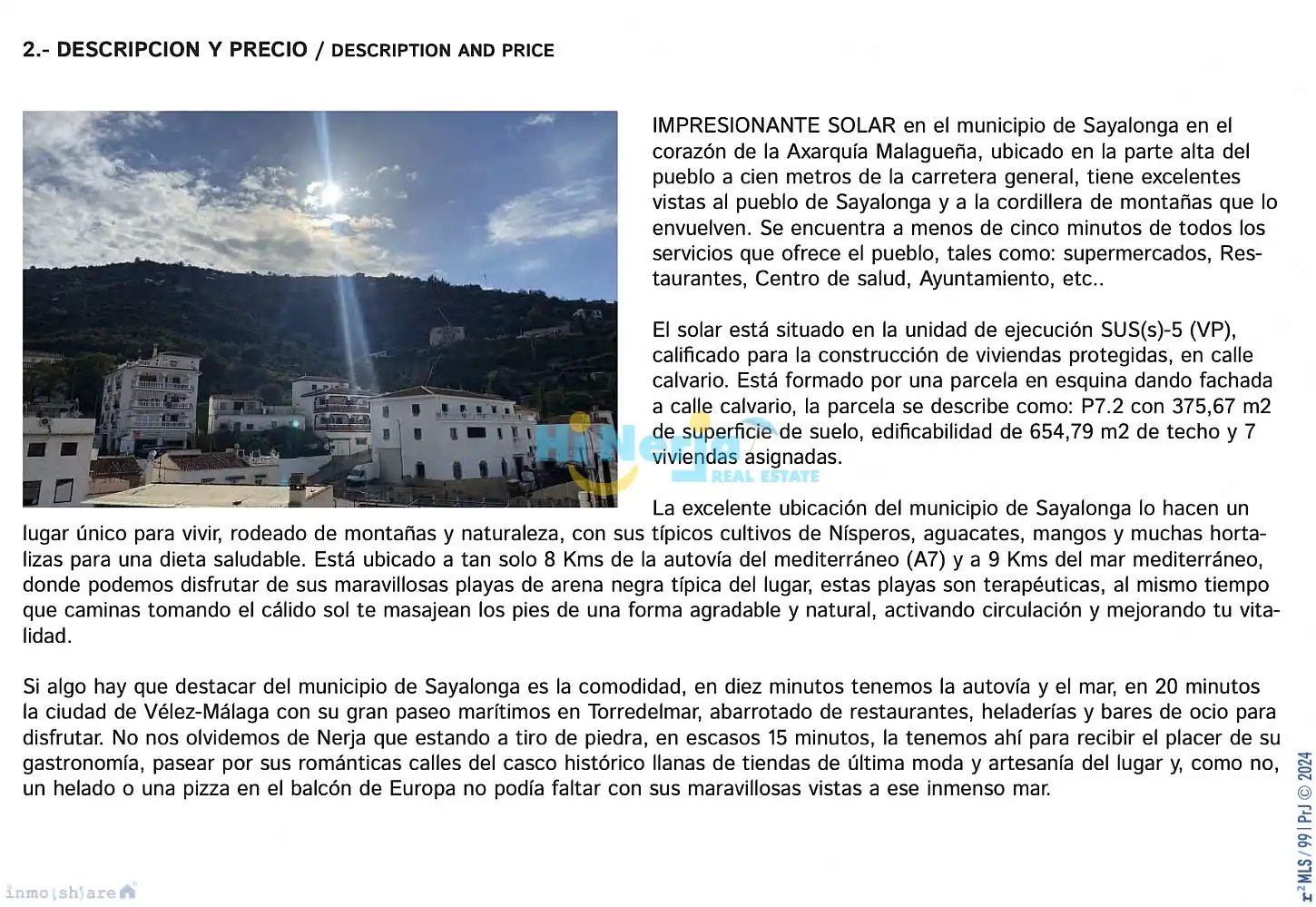 Terrenys i solars en venda a Sayalonga, imagen 2