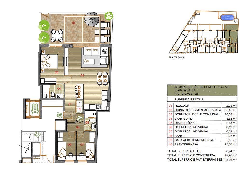 Planta baja en venta en Carrer Mare de Déu de Loreto, 57, Pallejà