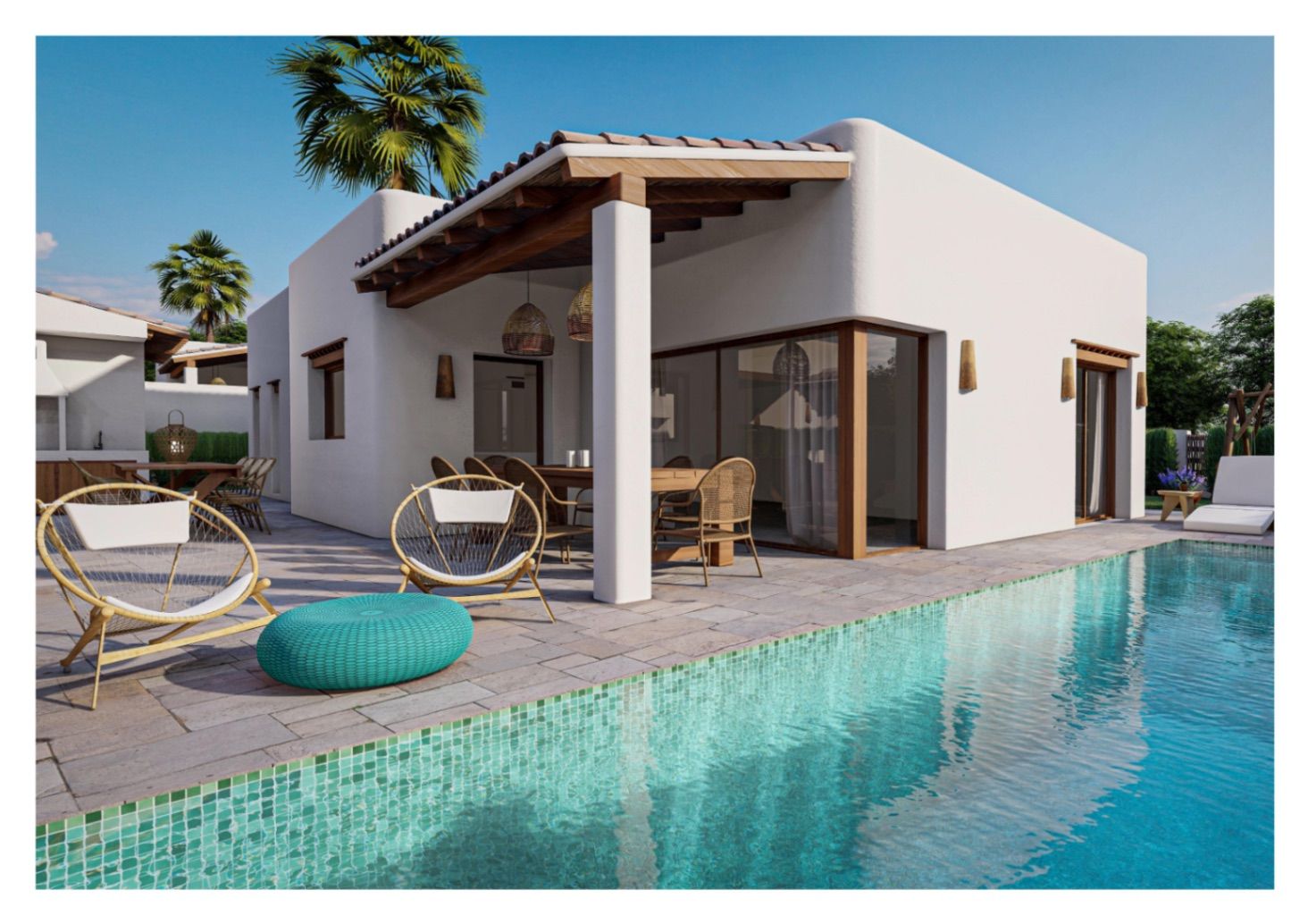 Piscina de Casa o xalet en venda en La Nucia amb Aire condicionat, Calefacció i Terrassa