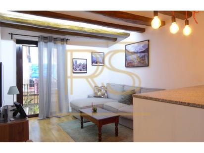 Living room of Flat for sale in  Barcelona Capital  with Balcony