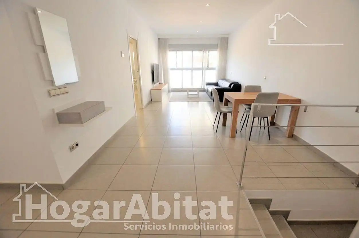 Sala de estar de Piso en venta en Massamagrell con Calefacción y Terraza