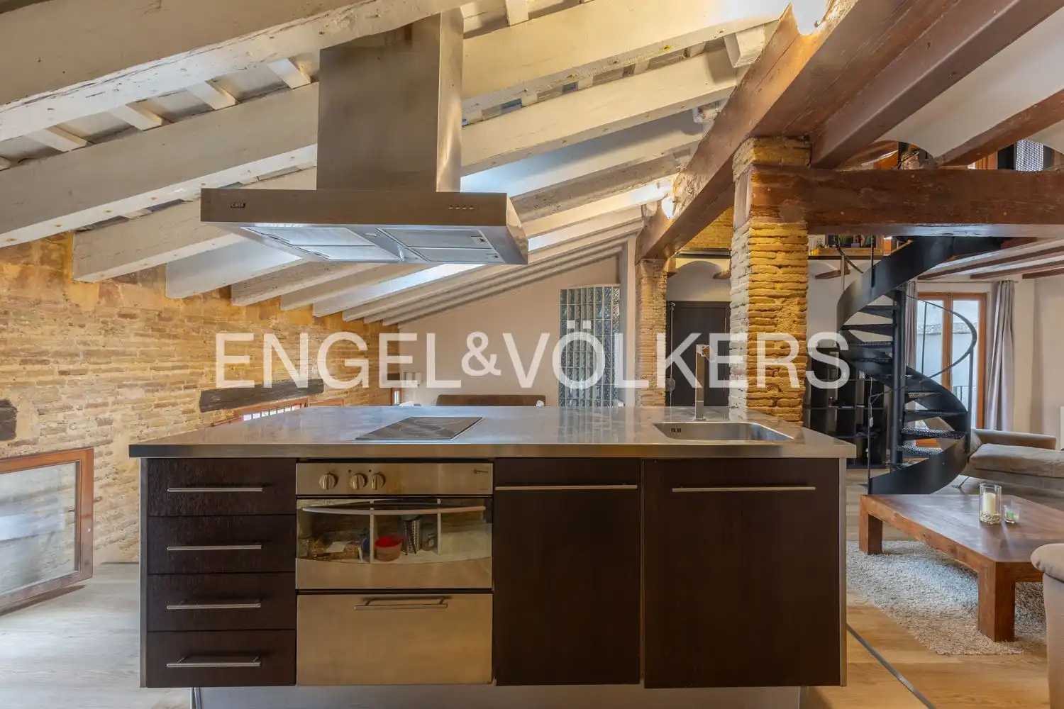 Cocina de Dúplex en venta en Valencia con Aire acondicionado, Calefacción y Balcón