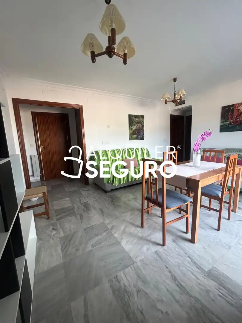 Living room of Flat for rent in Granada  with Air Conditioner and Furnished