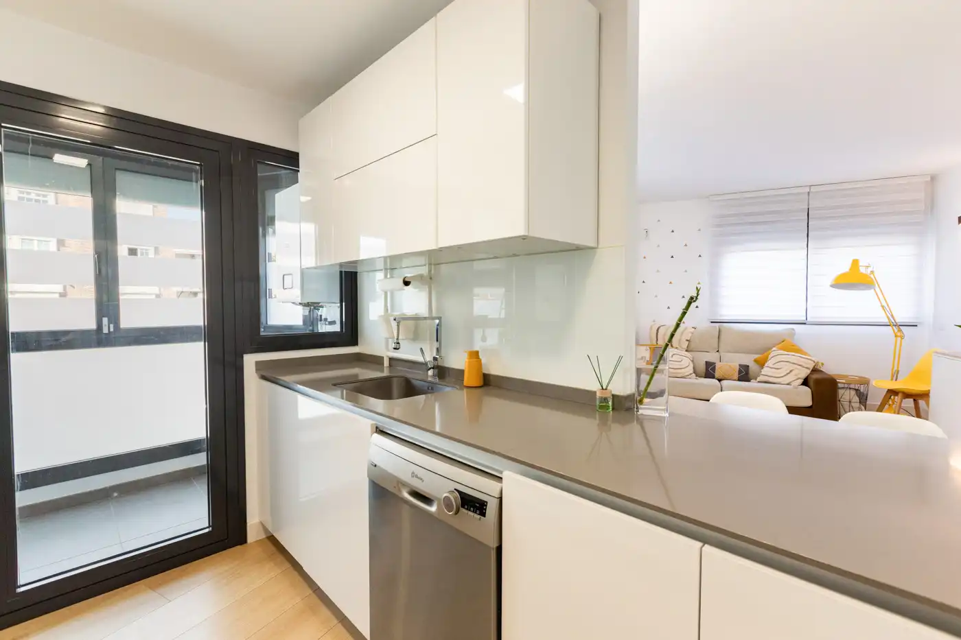 Küche von Wohnung zur Miete in Alcorcón mit Heizung, Möbliert und Ofen