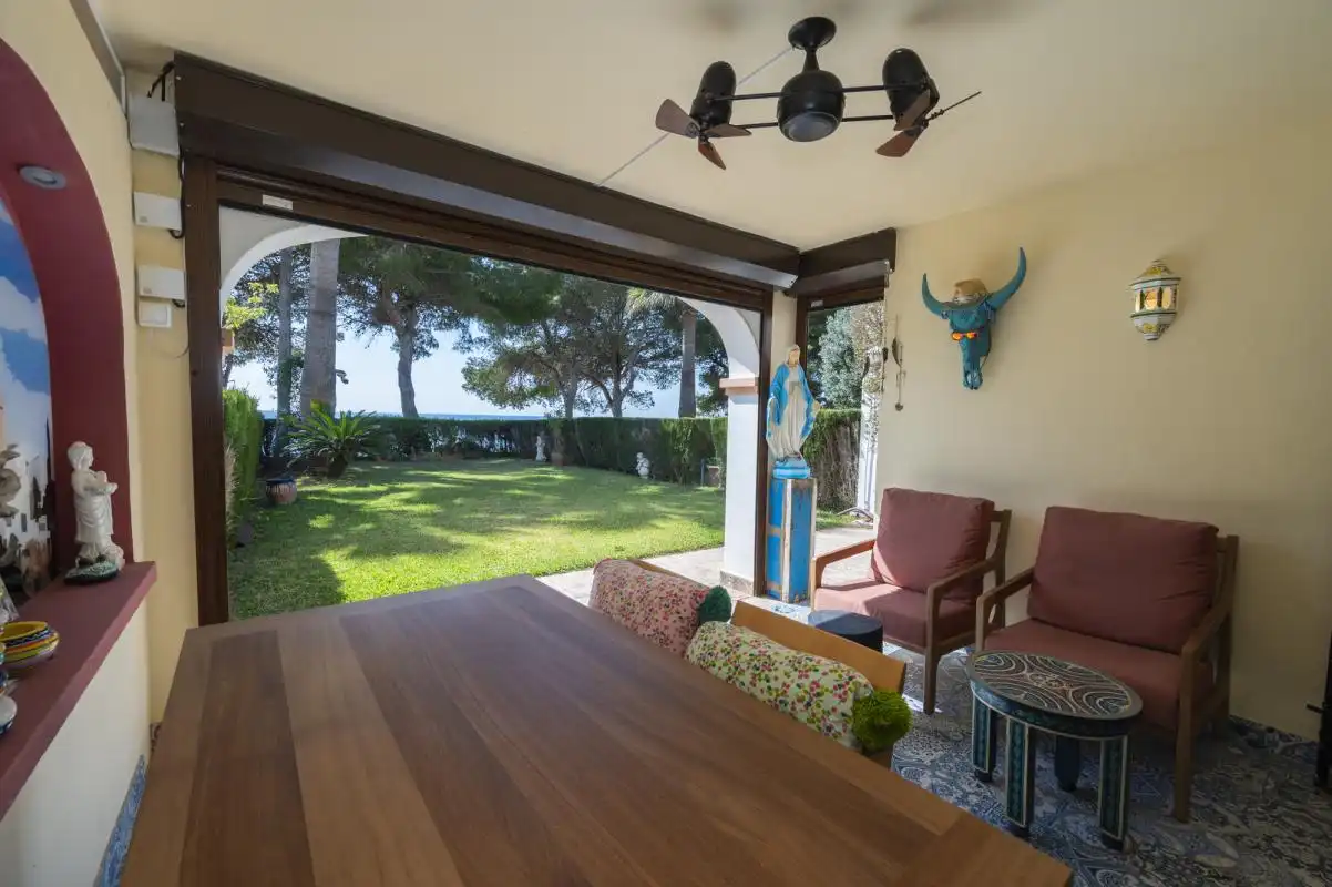 Garden of Ground floor for sale in Santa Eulària des Riu  with Air Conditioner, Heating and Private garden