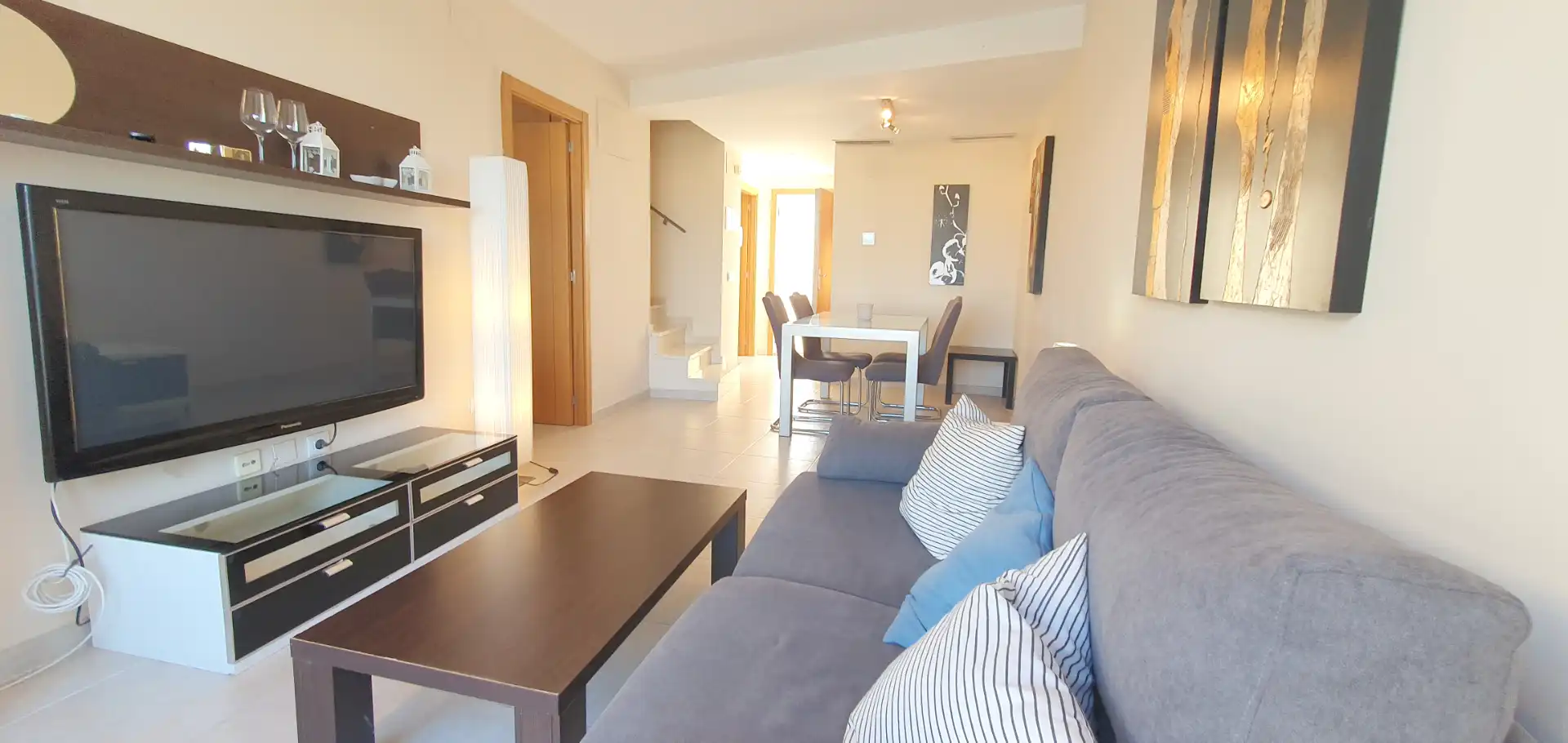 Sala de estar de Ático en venta en Dénia con Aire acondicionado, Calefacción y Terraza