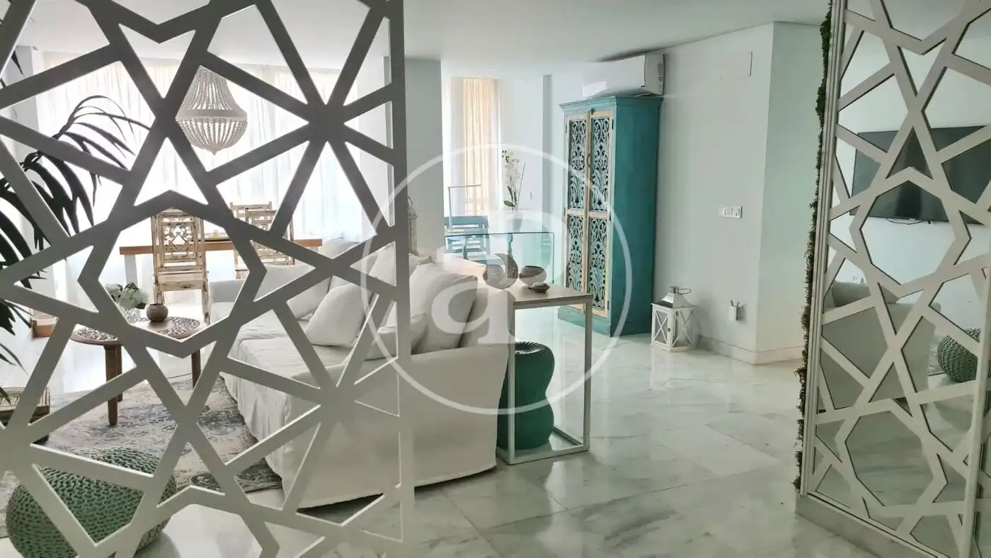 Sala de estar de Piso de alquiler en Valencia con Aire acondicionado, Calefacción y Terraza