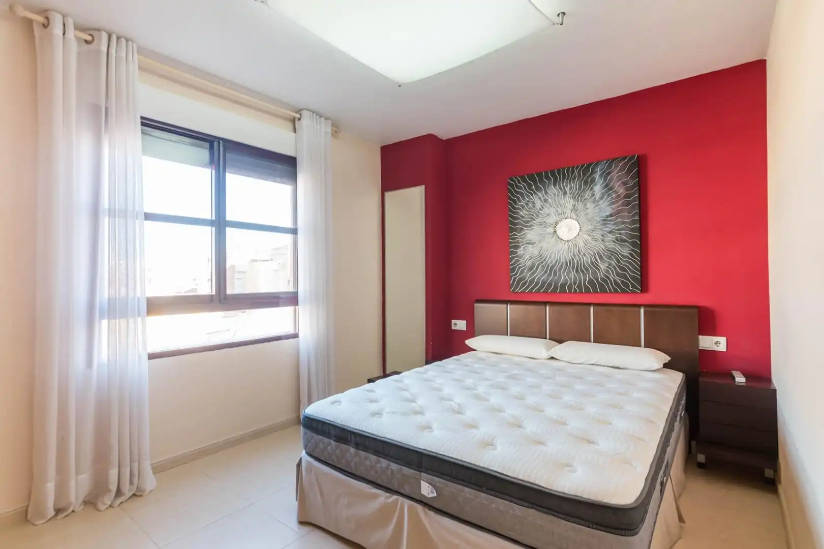 Bedroom of Flat for rent in Murcia  with Air Conditioner, Furnished and Balcony