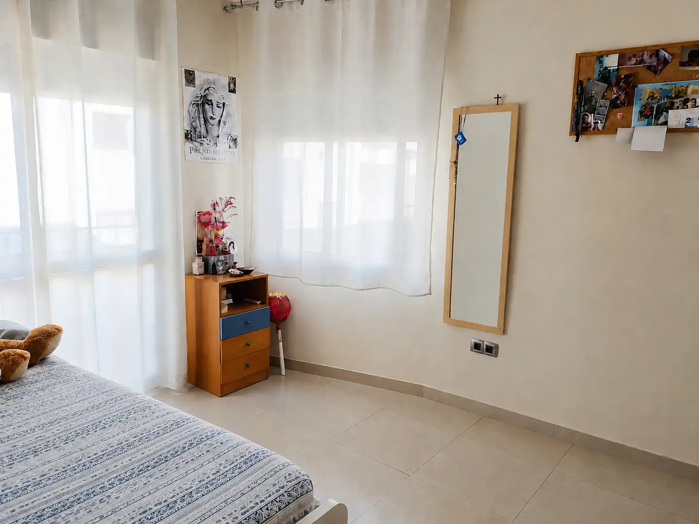 Bedroom of Flat for rent in Córdoba  with Air Conditioner, Heating and Terrace