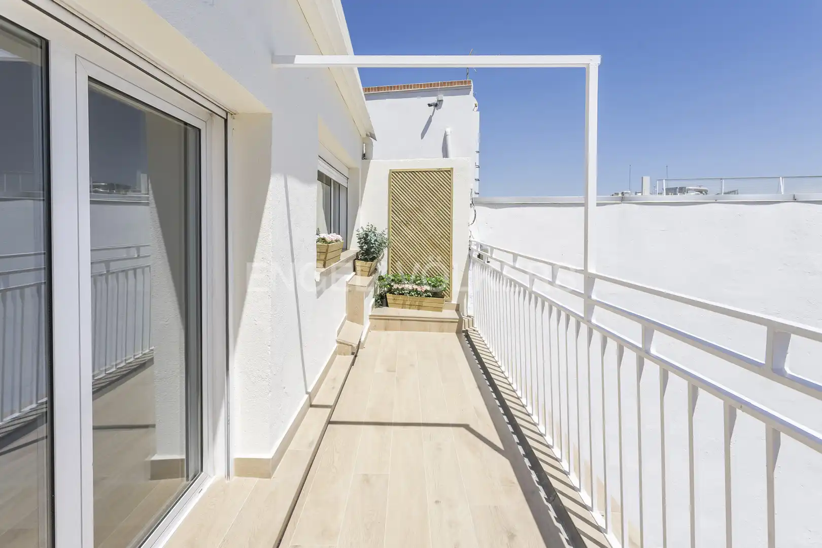 Terrasse von Dachboden zur Miete in Madrid mit Klimaanlage, Heizung und Terrasse