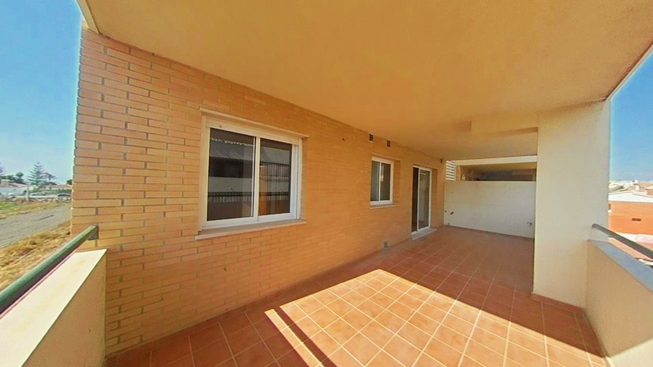 Exterior view of Flat for sale in Rincón de la Victoria  with Air Conditioner, Private garden and Terrace