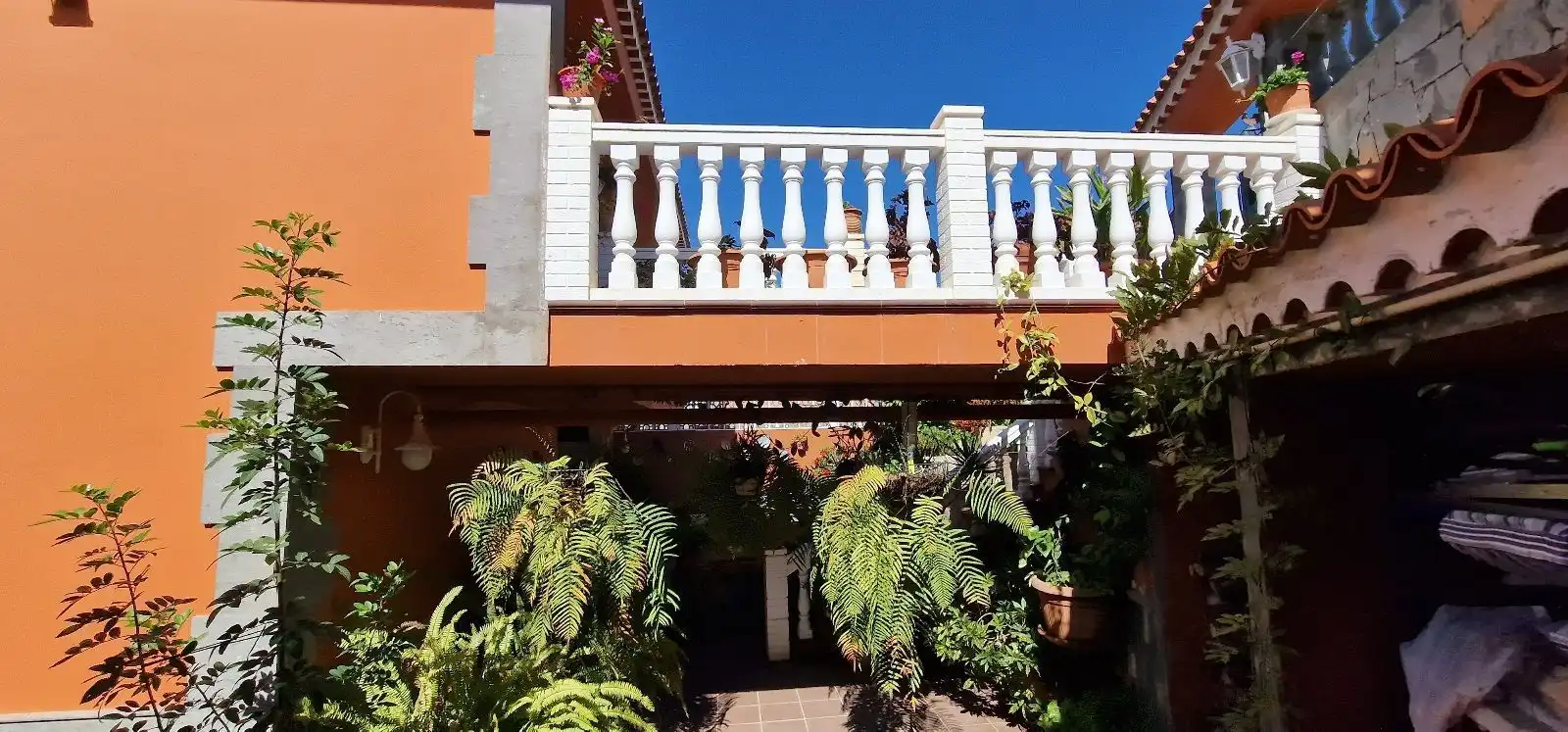 Vista exterior de Casa o chalet en venta en Firgas con Jardín privado, Piscina y Amueblado