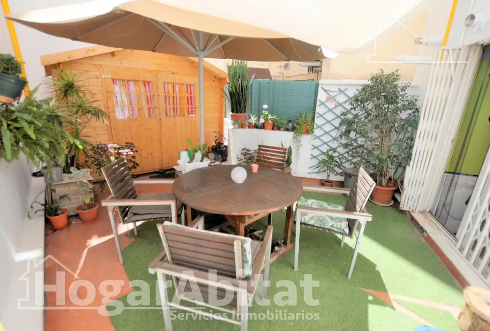 Garten von Wohnung zum Verkauf in Valencia mit Klimaanlage, Heizung und Terrasse