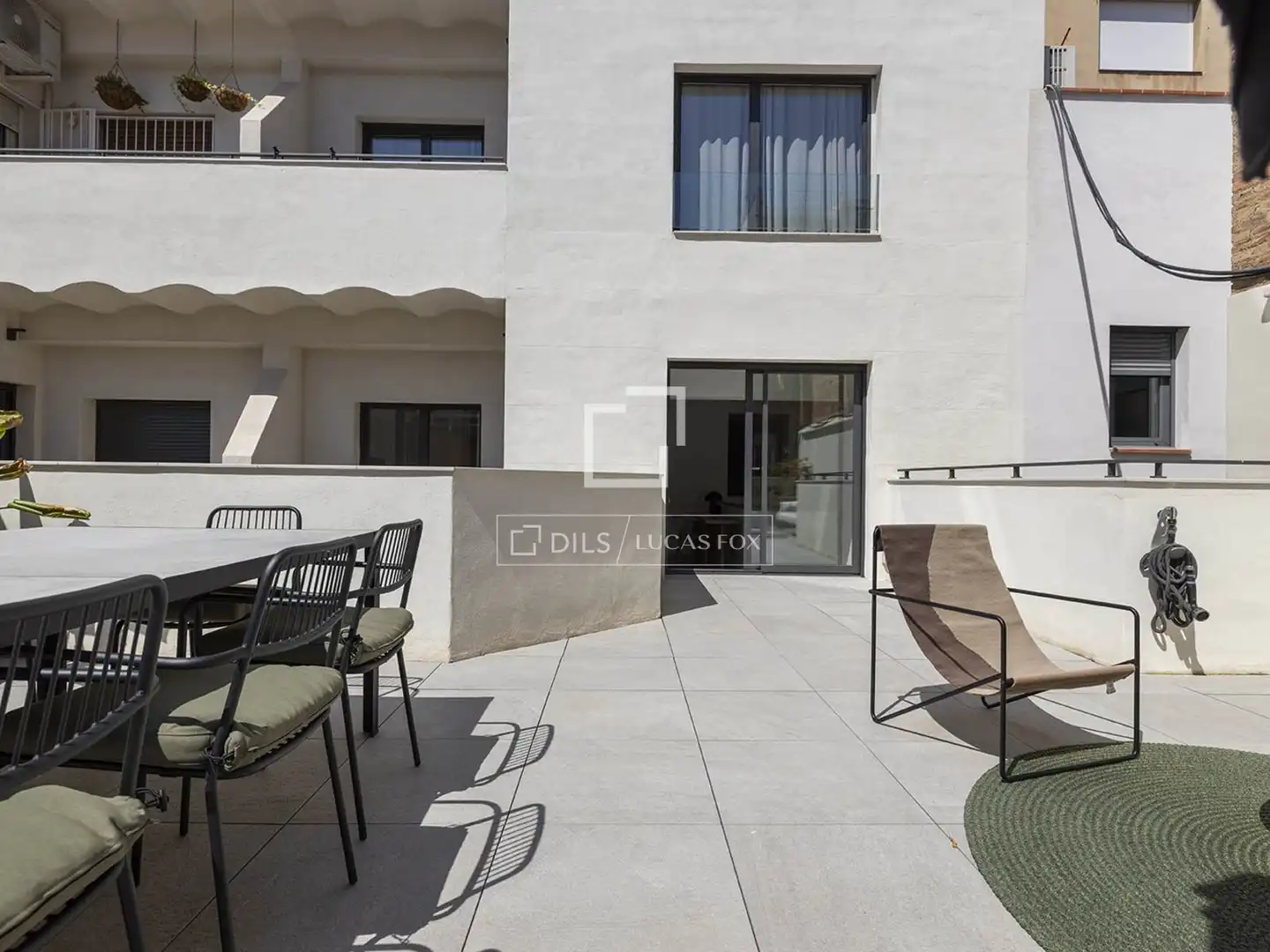 Terrace of Flat for rent in Barcelona  with Air Conditioner, Heating and Parquet flooring
