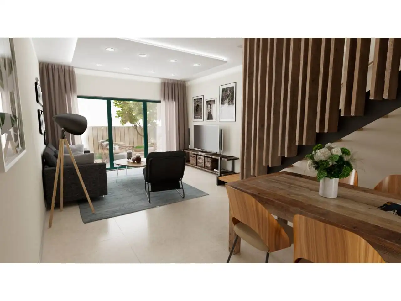 Sala de estar de Casa o chalet en venta en Sabadell con Aire acondicionado y Calefacción