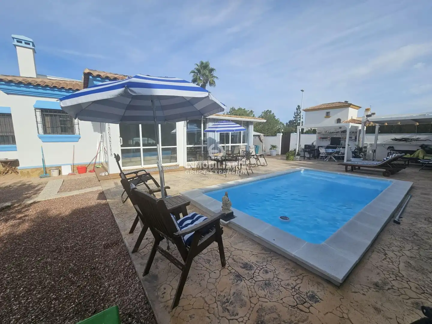Vista exterior de Casa o chalet en venta en Hondón de las Nieves / El Fondó de les Neus con Aire acondicionado, Calefacción y Jardín privado