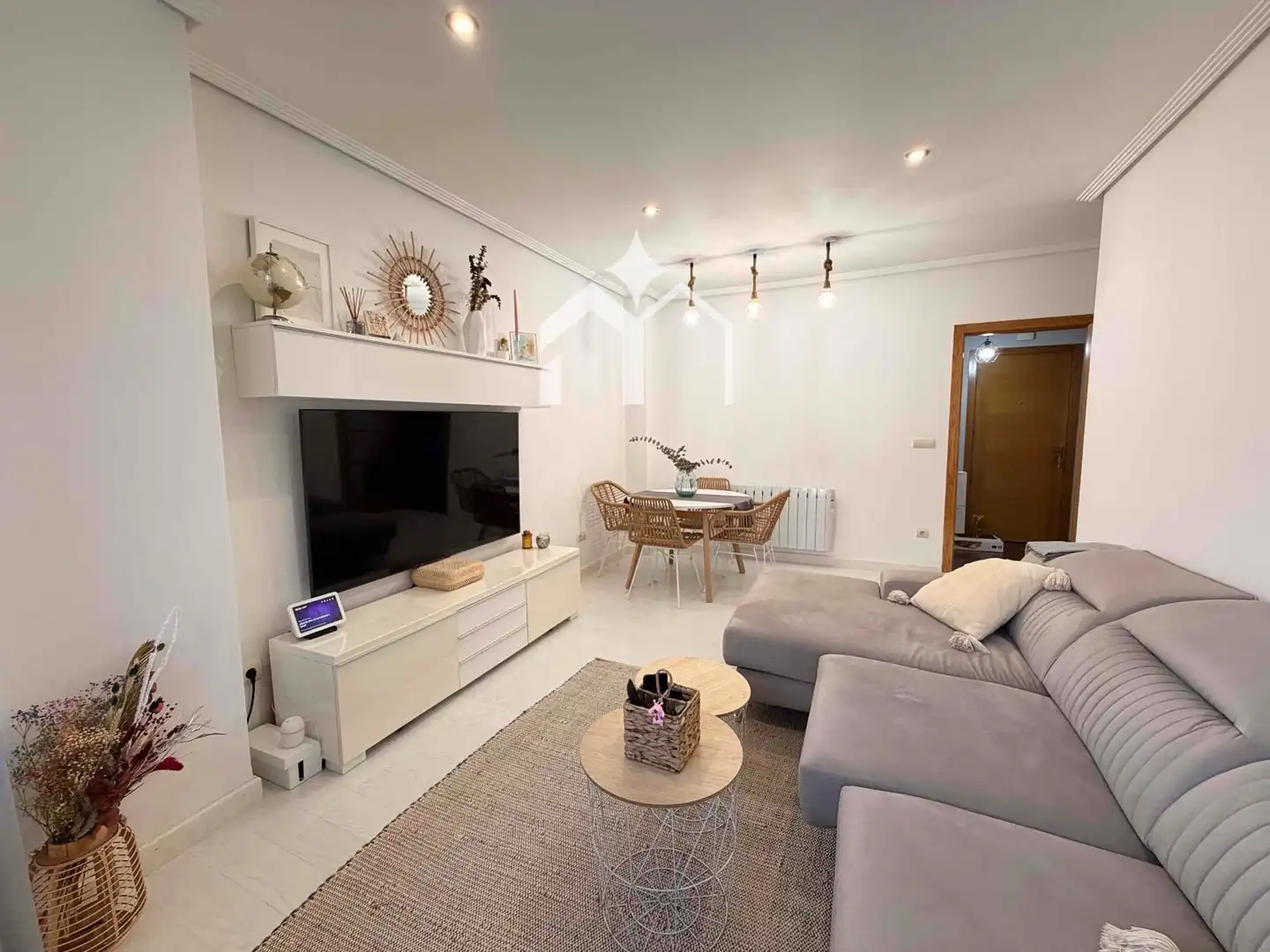 Sala de estar de Piso en venta en Moaña con Calefacción, Trastero y Piscina