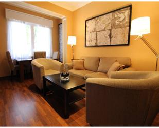 Living room of Flat to rent in  Barcelona Capital  with Air Conditioner, Parquet flooring and Furnished