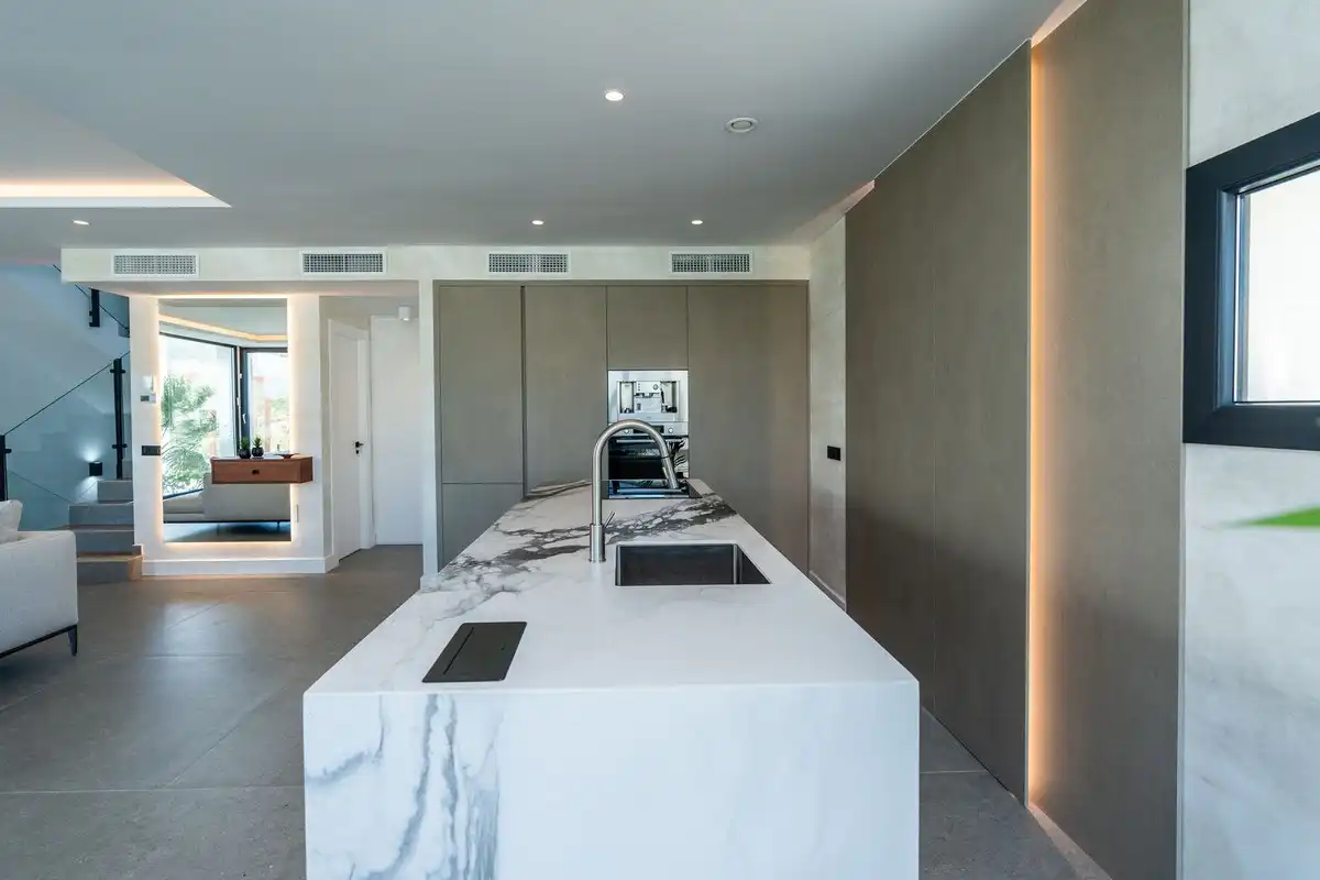 Kitchen of Houses for sale in Mijas  with Air Conditioner, Heating and Private garden