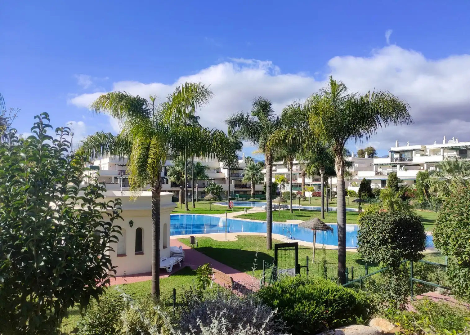 Exterior view of Attic for sale in Marbella  with Air Conditioner, Terrace and Swimming Pool