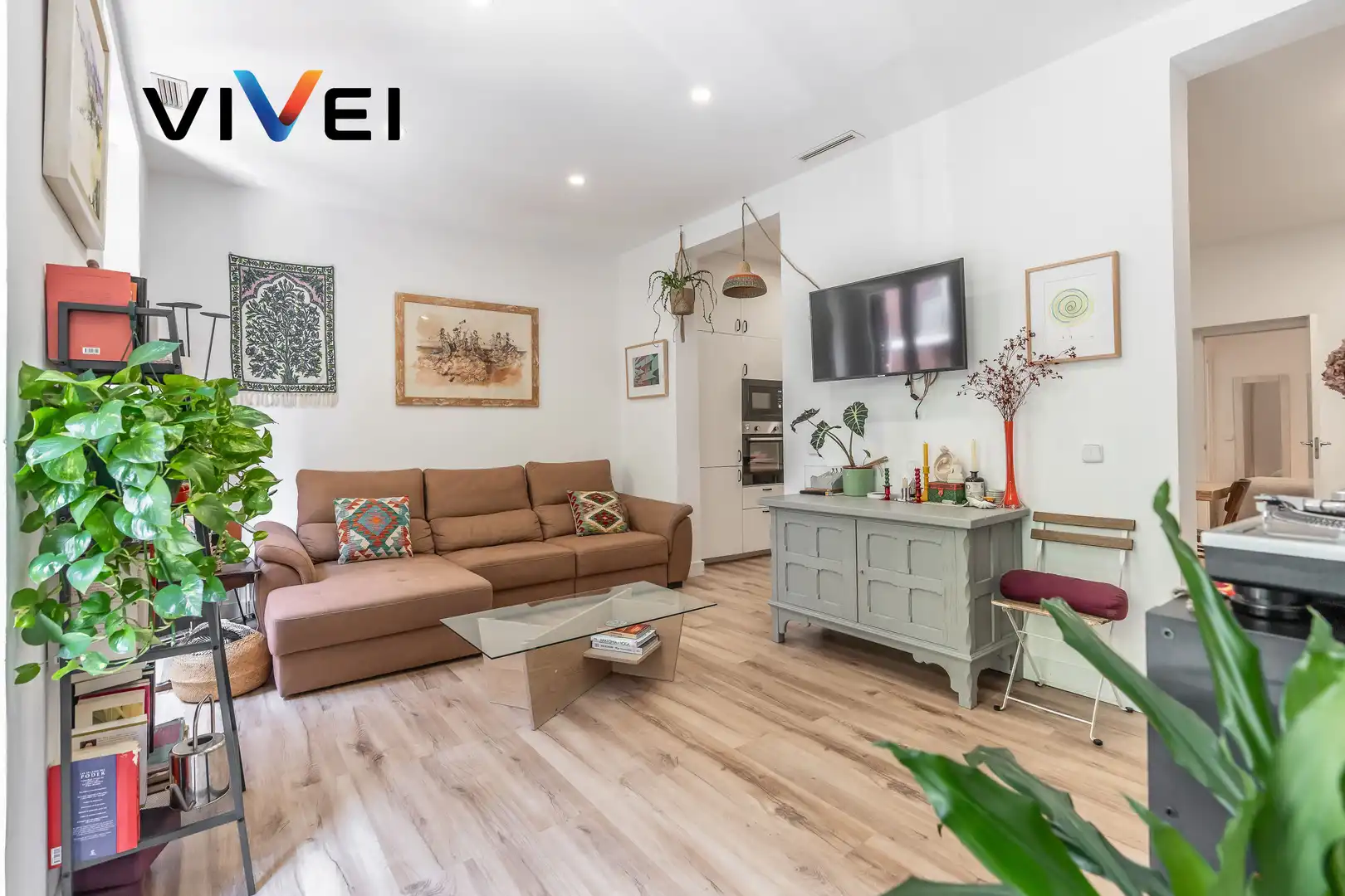 Living room of Flat for sale in Madrid  with Balcony