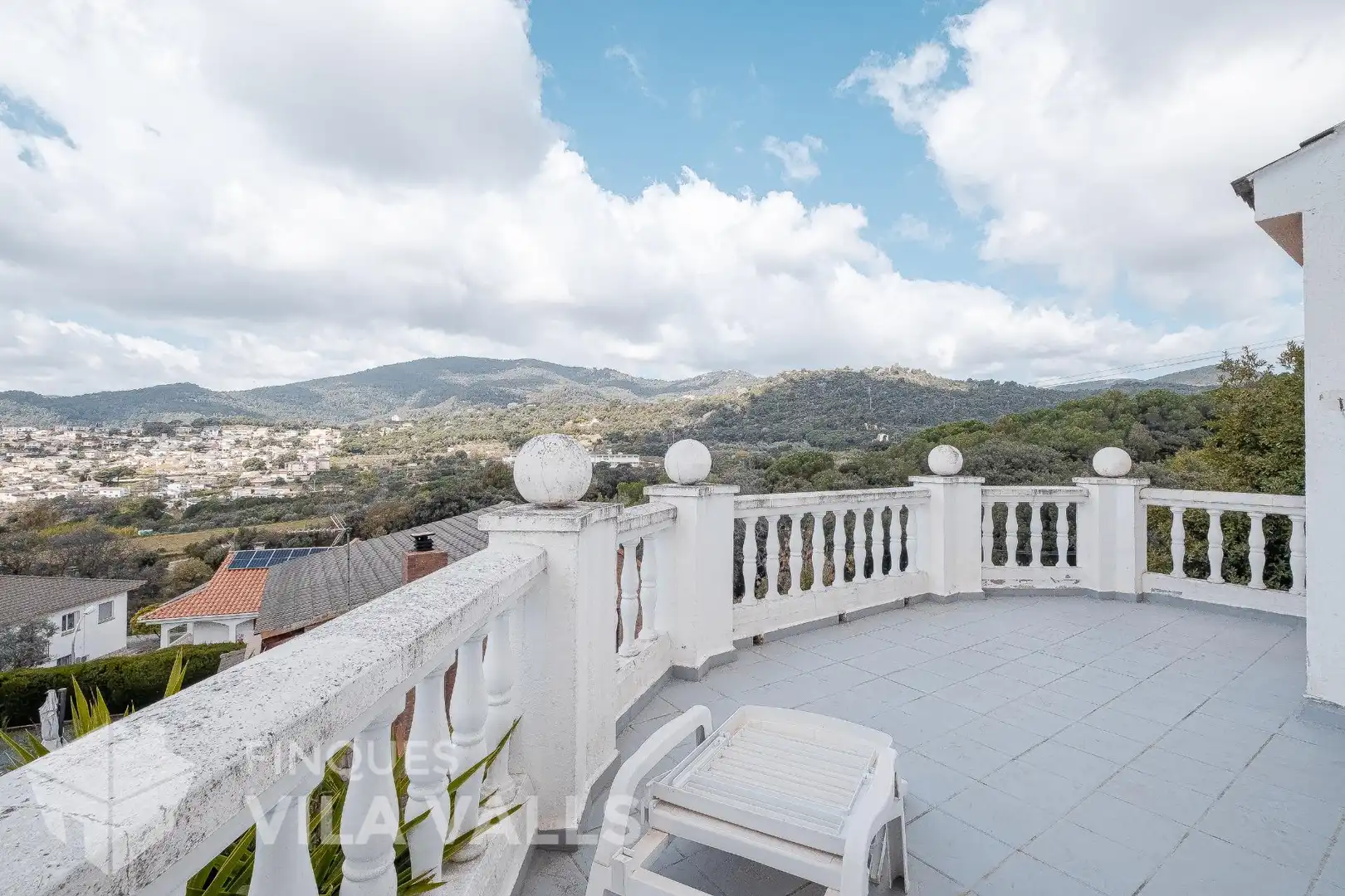 Terrassa de Casa o xalet en venda en Caldes de Montbui amb Calefacció, Jardí privat i Terrassa