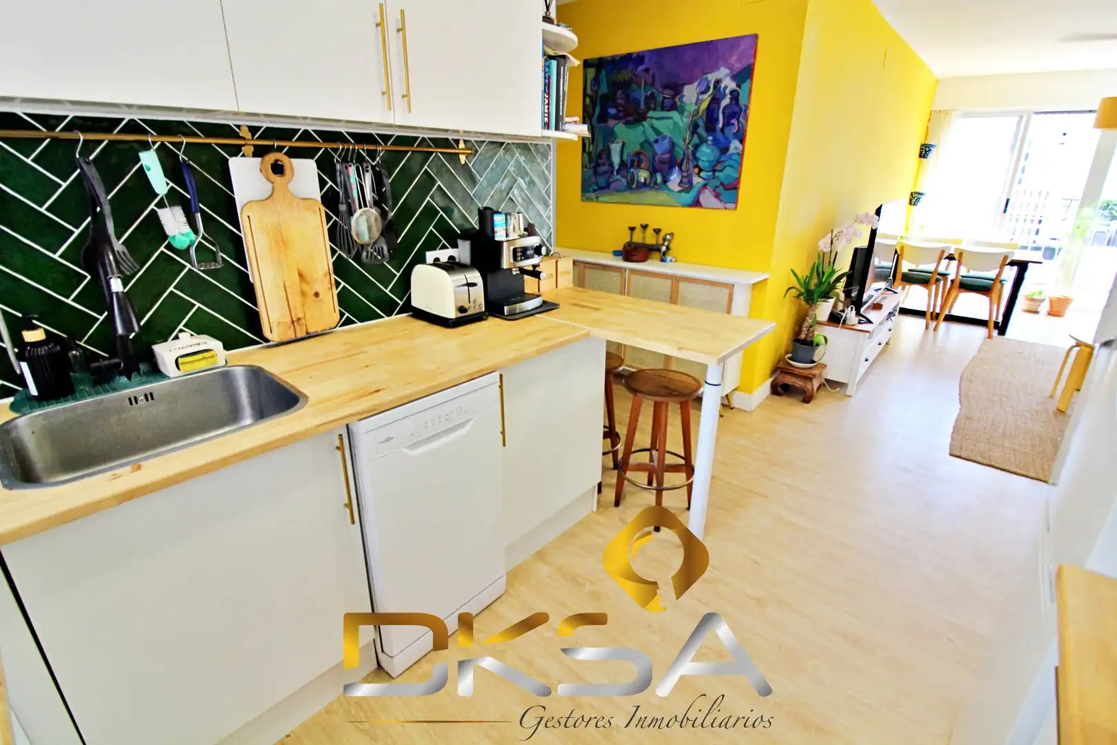 Kitchen of Flat for rent in Castellón de la Plana / Castelló de la Plana  with Heating, Parquet flooring and Furnished