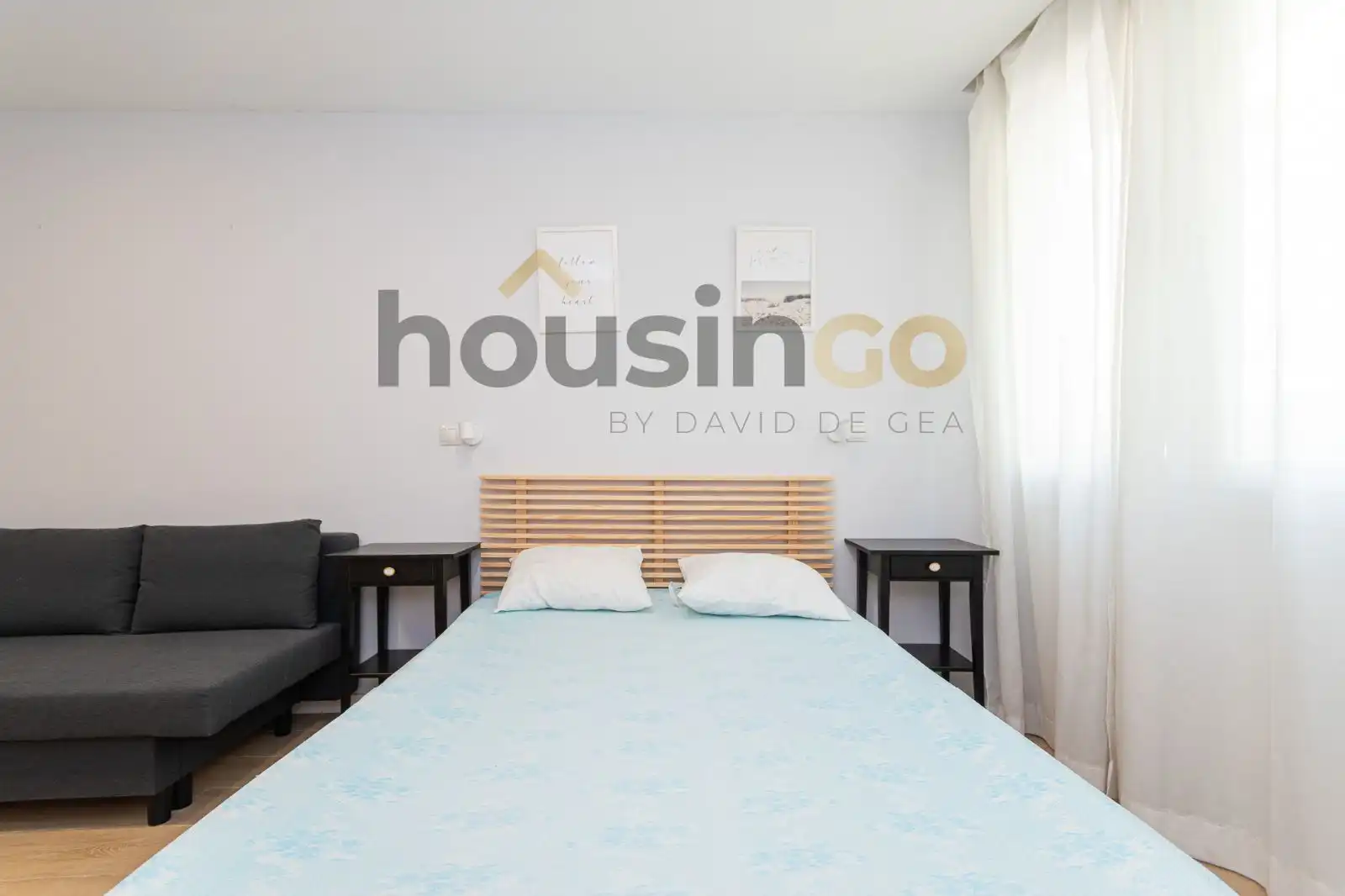 Bedroom of Study for rent in Madrid  with Air Conditioner, Heating and Parquet flooring