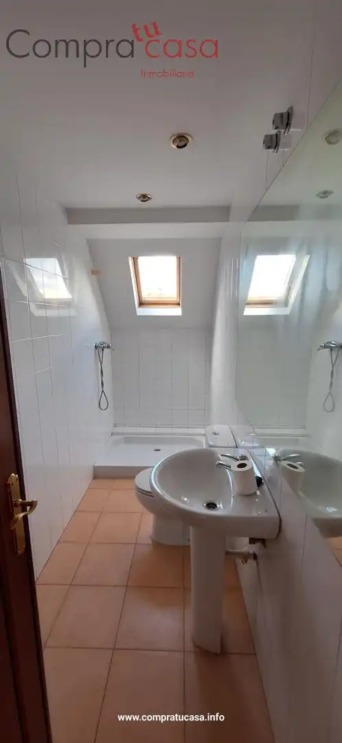Bathroom of Flat for rent in Real Sitio de San Ildefonso  with Heating, Parquet flooring and Terrace