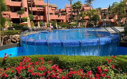 Swimming pool of Planta baja for sale in Estepona  with Air Conditioner, Terrace and Swimming Pool