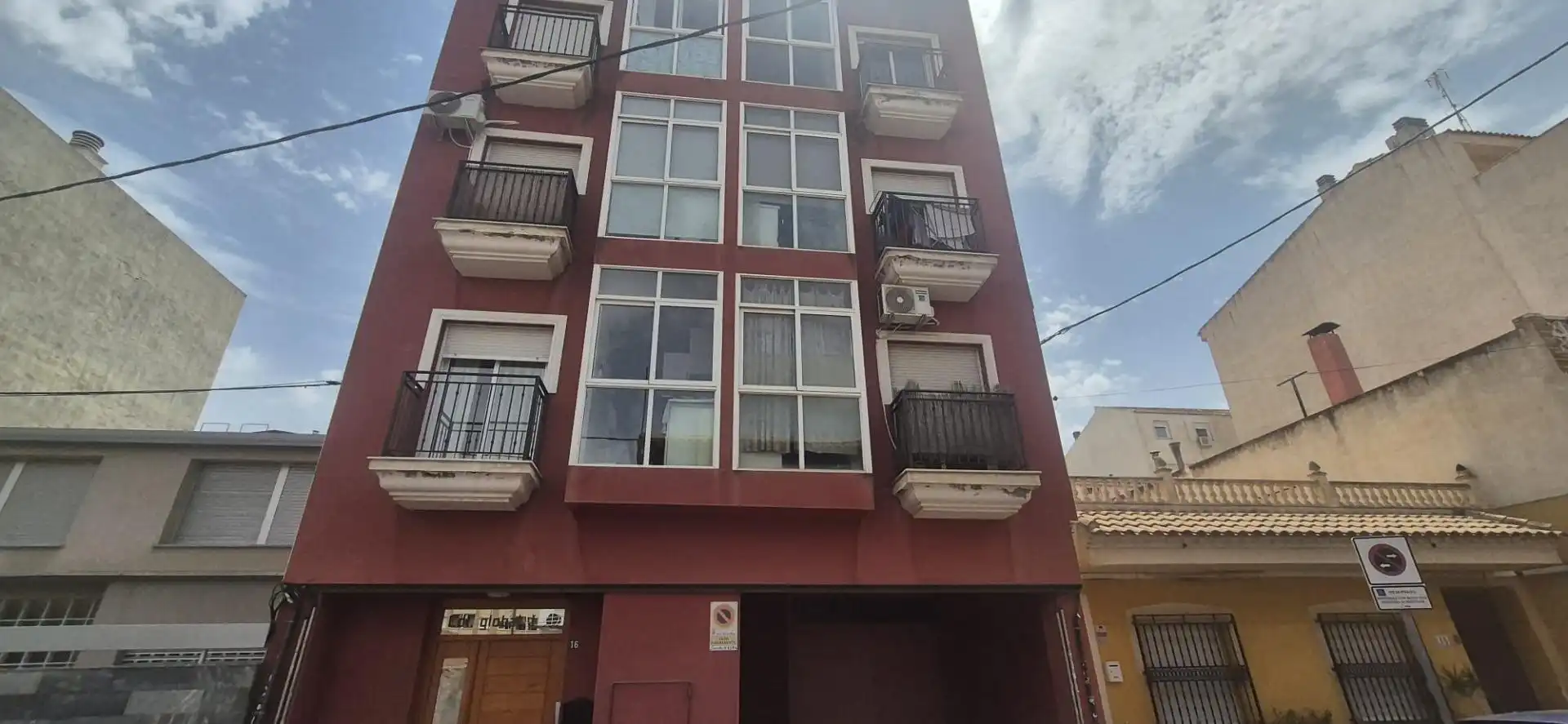Vista exterior de Ático en venta en Murcia