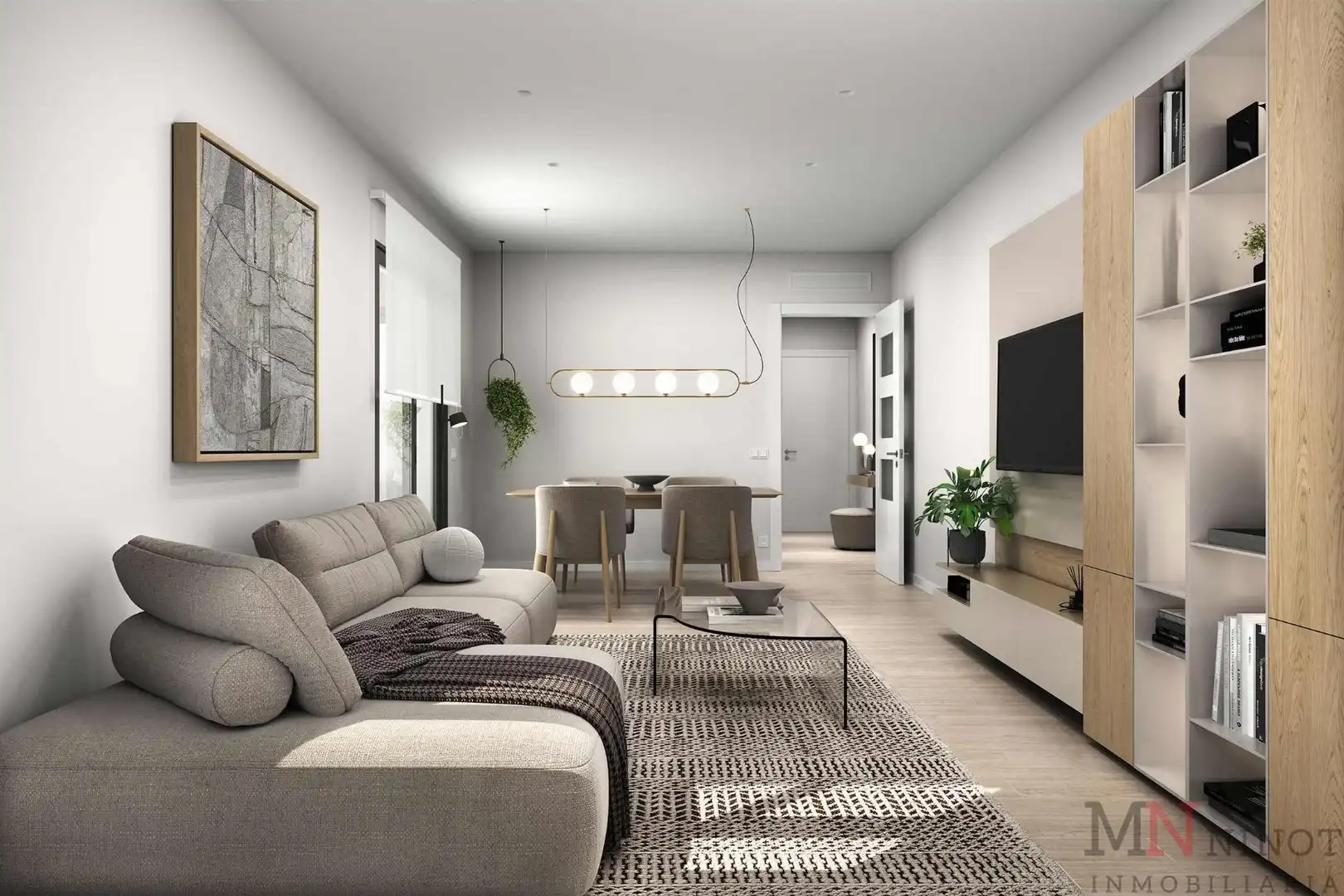 Sala de estar de Piso en venta en Castellón de la Plana / Castelló de la Plana con Aire acondicionado, Calefacción y Terraza