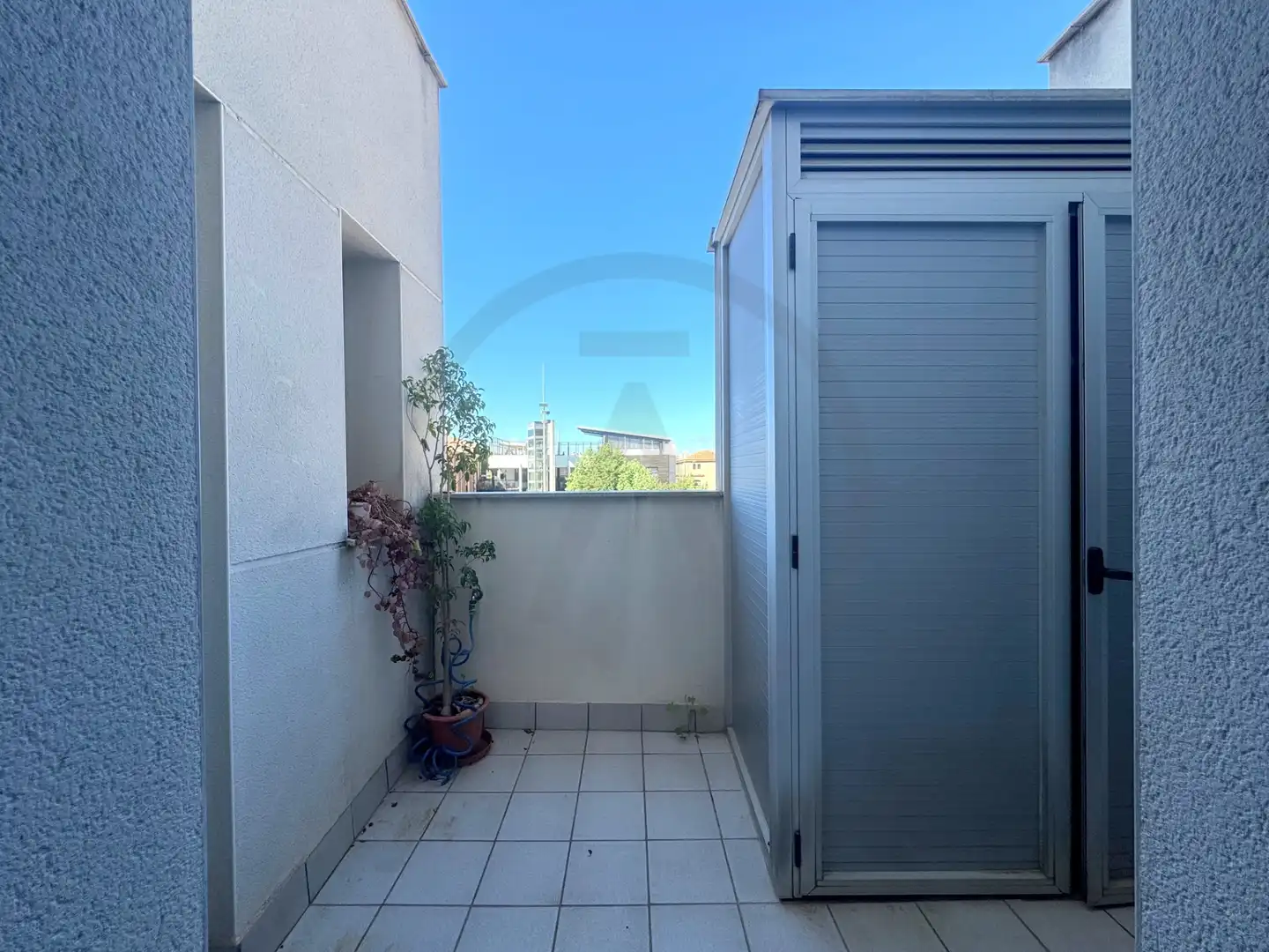 Terrasse von Wohnung zum Verkauf in Terrassa mit Klimaanlage, Heizung und Parkett