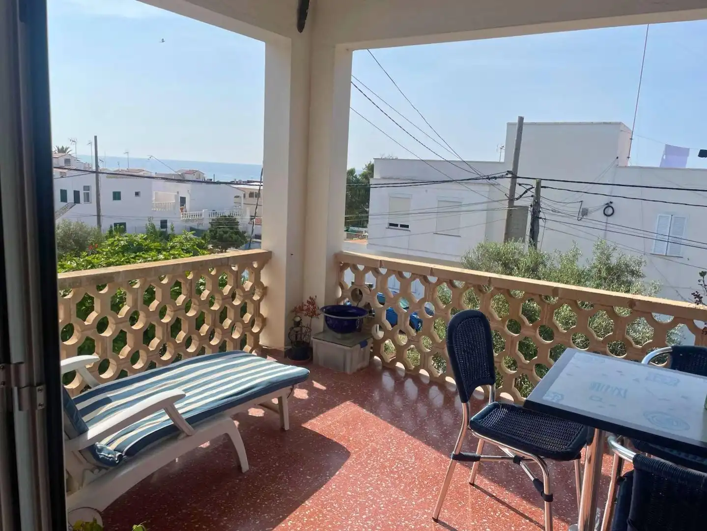 Balcony of Houses for sale in Sant Lluís  with Private garden and Terrace