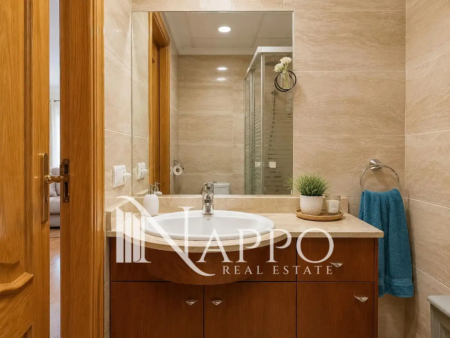 Baño de Casa adosada en venta en  Palma de Mallorca con Aire acondicionado, Calefacción y Jardín privado