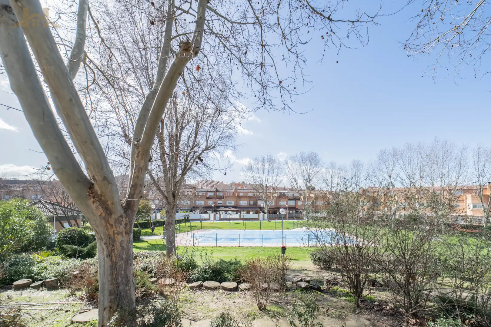 Garden of Detached homes for sale in Móstoles  with Air Conditioner, Heating and Private garden
