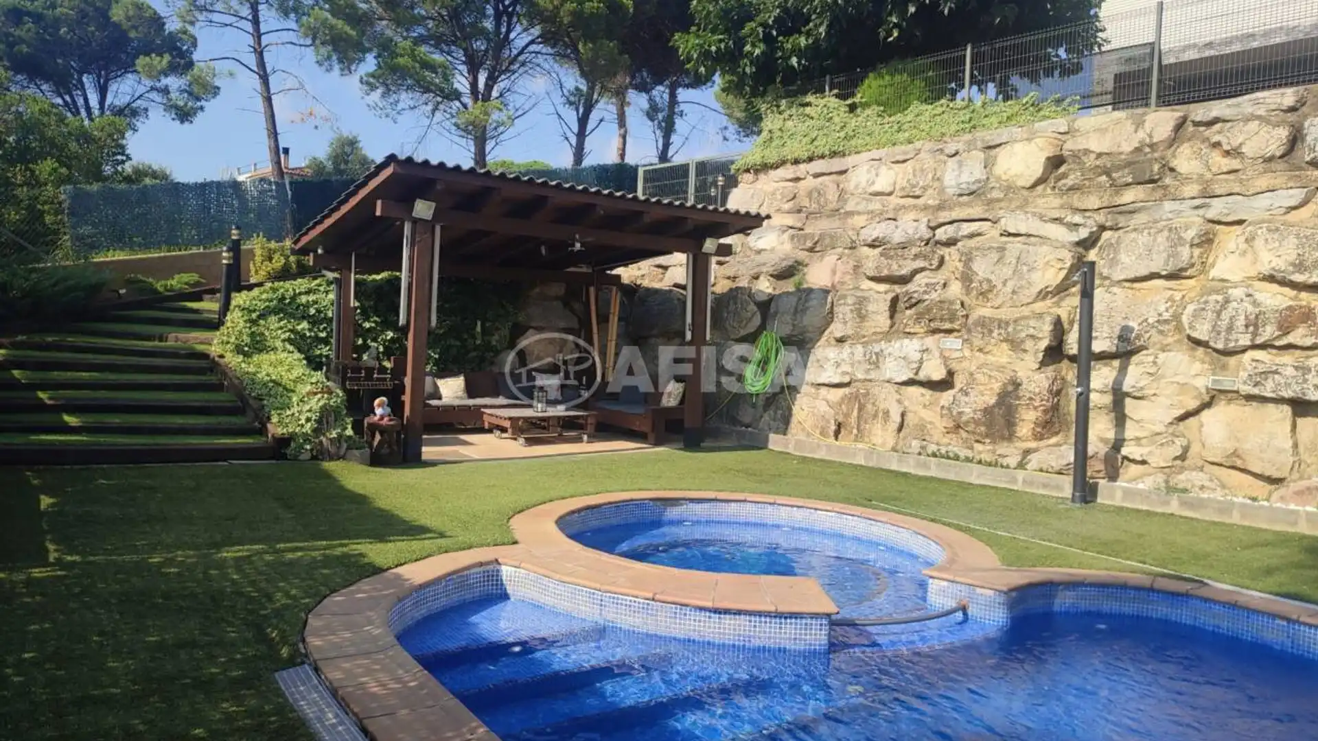 Jardín de Casa o chalet en venta en Sils con Aire acondicionado, Calefacción y Jardín privado