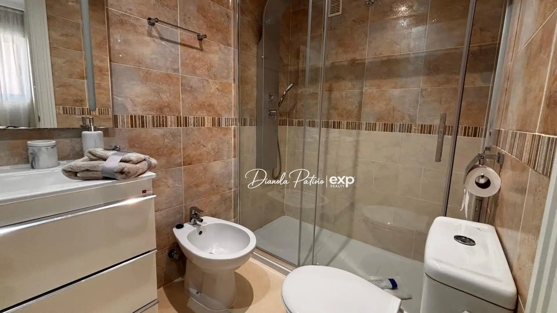 Bany de Apartament en venda en Oropesa del Mar / Orpesa amb Aire condicionat, Jardí privat i Terrassa