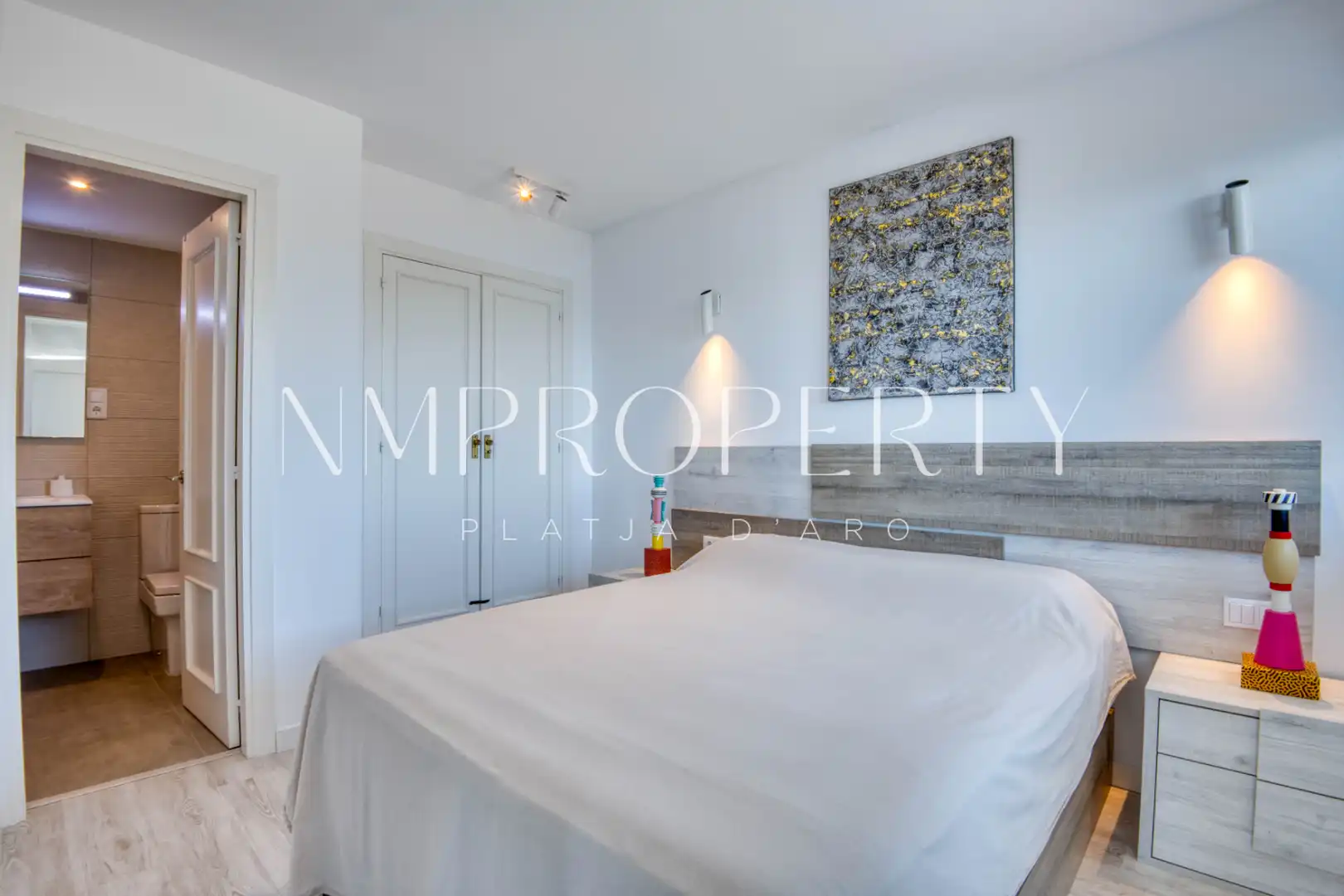 Bedroom of Flat for sale in Castell d'Aro, Platja d'Aro i s'Agaró  with Heating, Terrace and Furnished