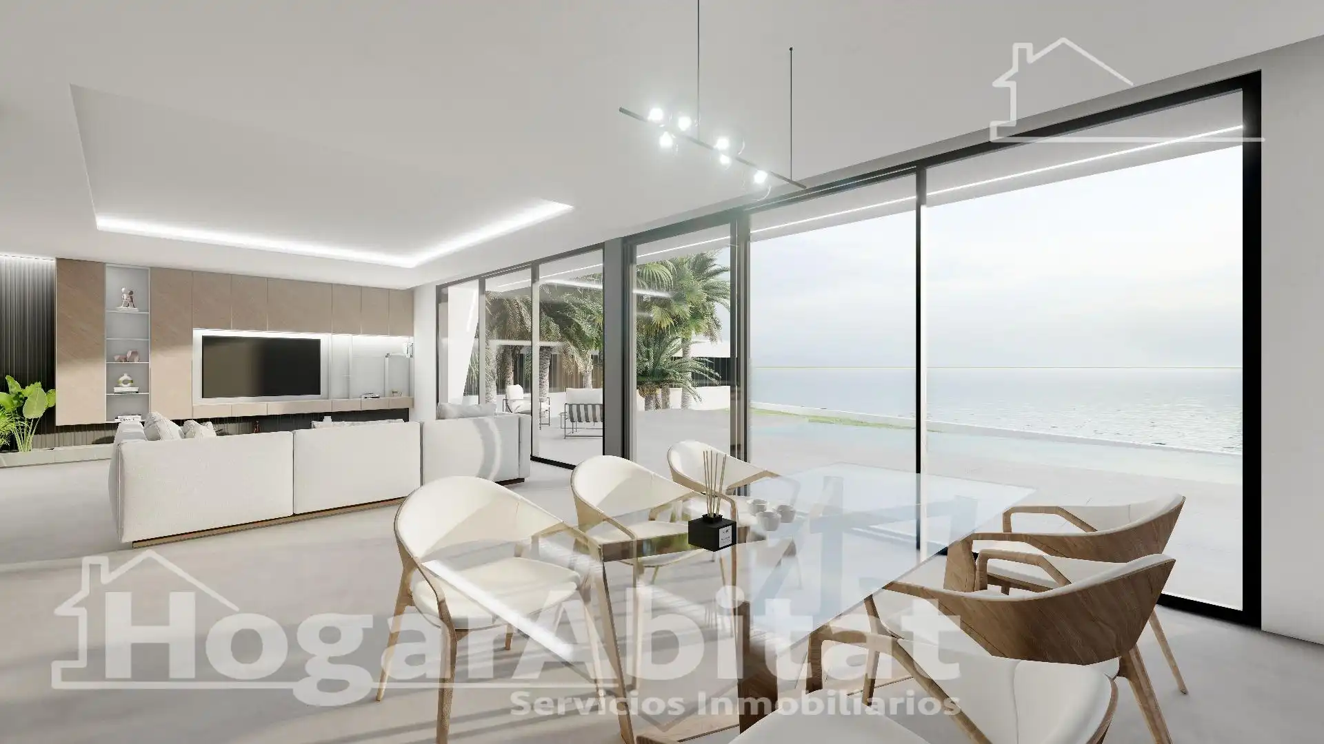 Sala de estar de Casa o chalet en venta en Cullera con Aire acondicionado, Jardín privado y Terraza