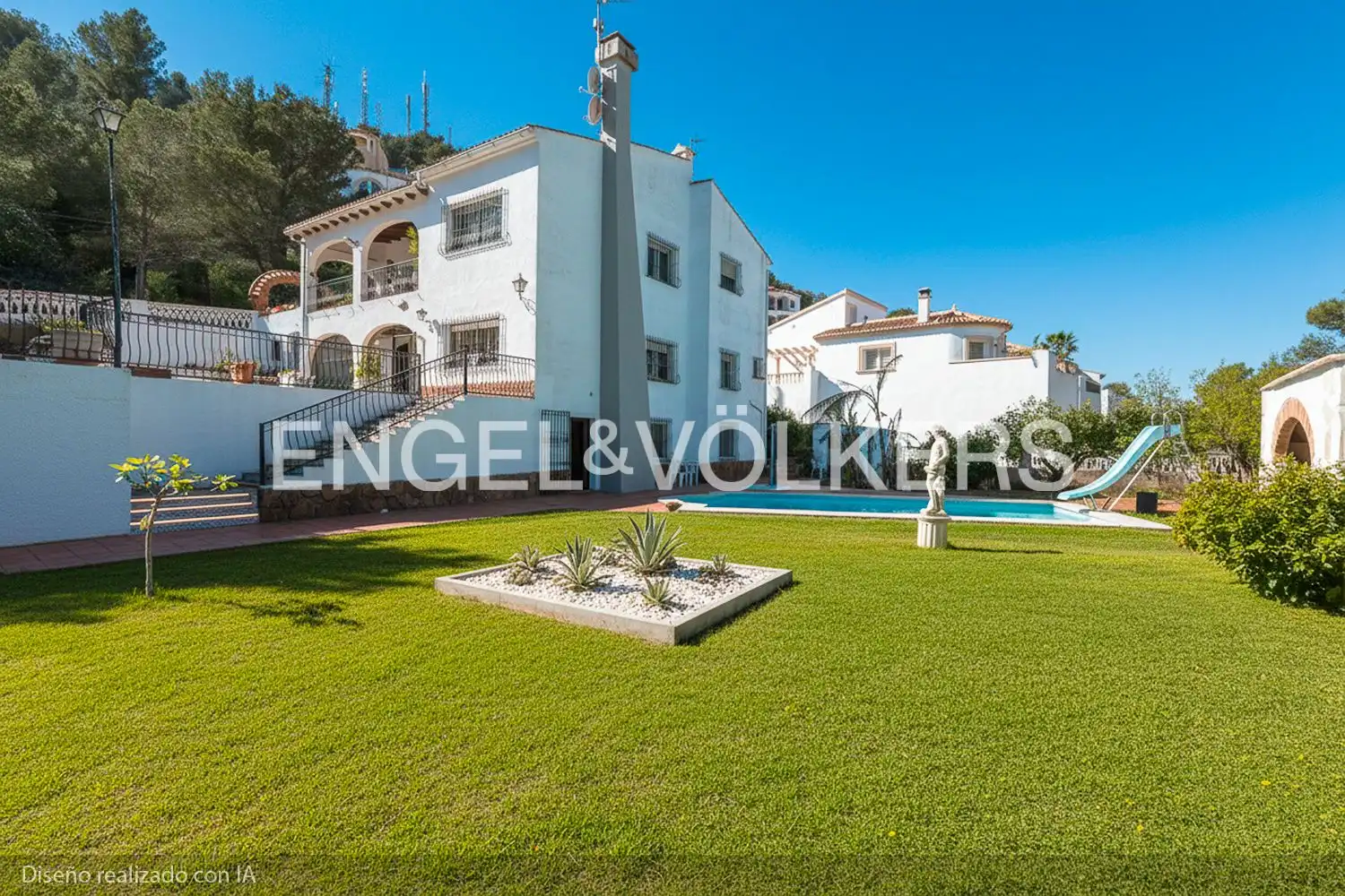 Vista exterior de Casa o chalet en venta en La Font d'en Carròs con Aire acondicionado, Calefacción y Jardín privado