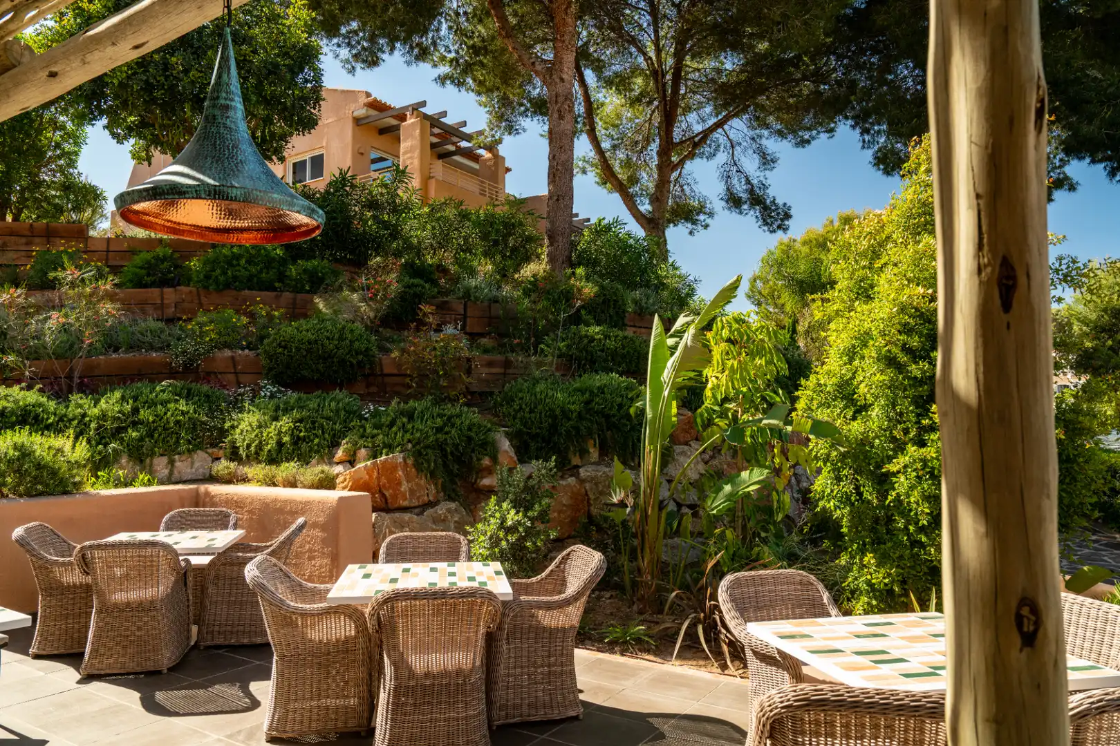 Terraza de Piso en venta en Moraira con Aire acondicionado, Calefacción y Jardín privado