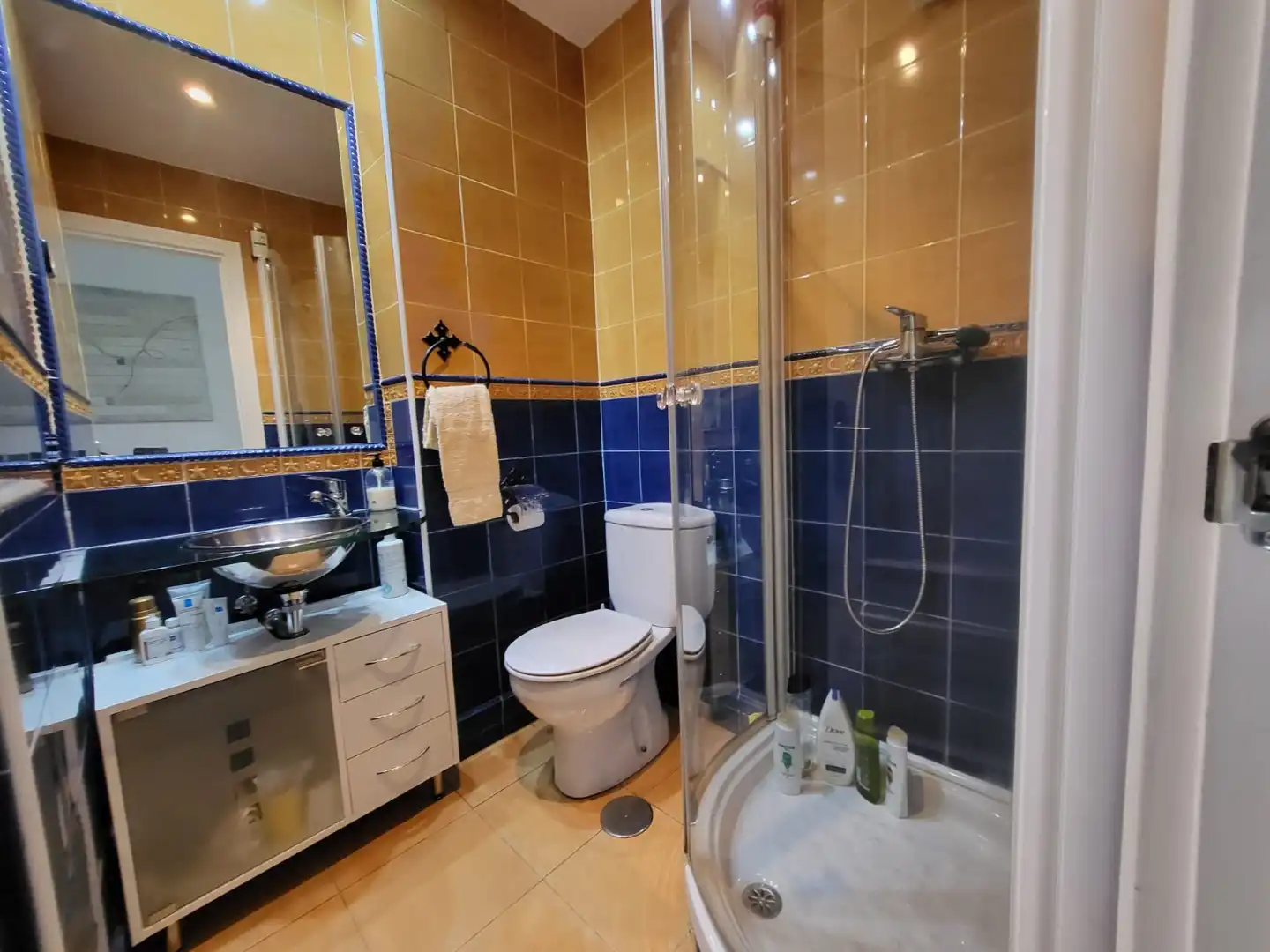 Baño de Piso de alquiler en Madrid con Aire acondicionado, Calefacción y Terraza
