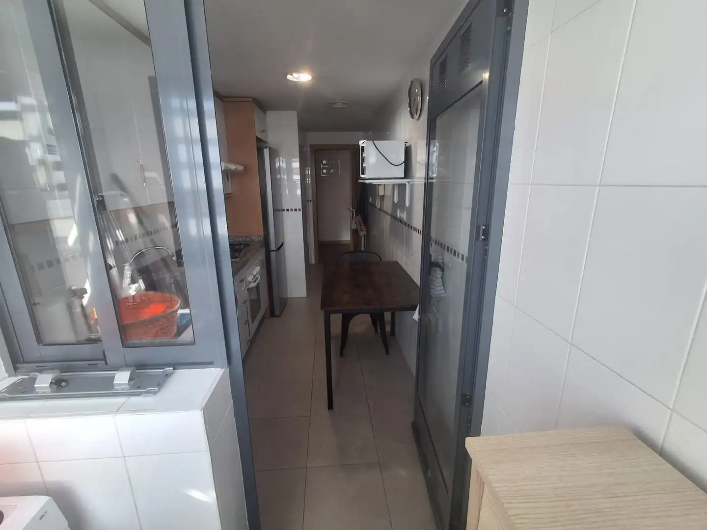 Kitchen of Flat for rent in Alicante / Alacant  with Air Conditioner, Heating and Terrace