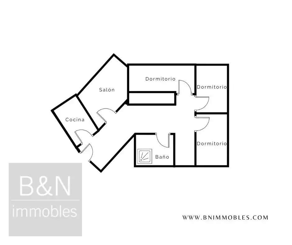 Flat for sale in Terrassa  with Air Conditioner and Heating