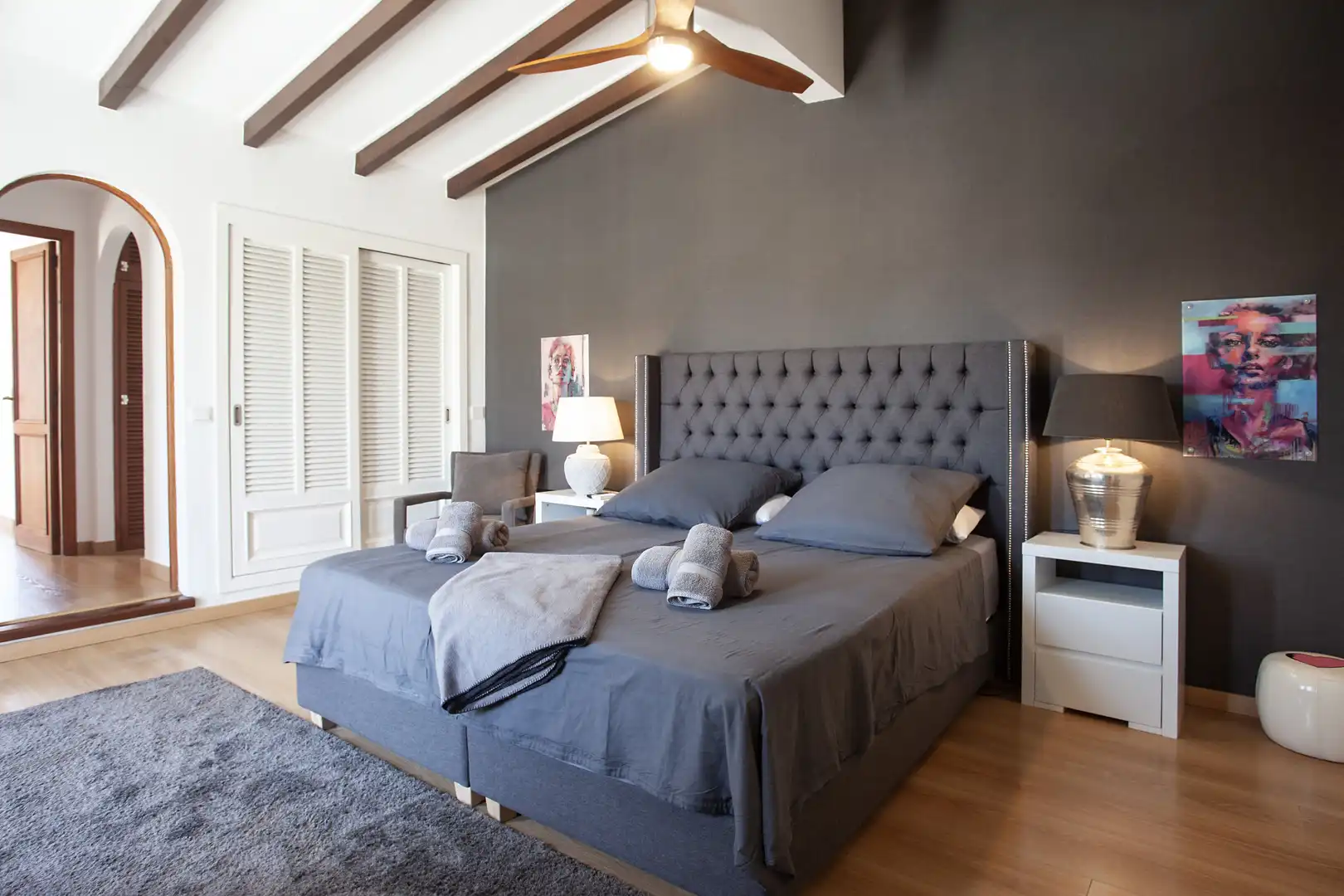 Habitación de Finca rústica en venta en Capdepera con Aire acondicionado, Calefacción y Terraza