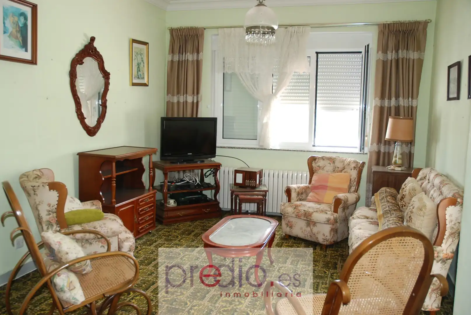 Sala de estar de Apartamento en venta en Lugo con Terraza y Amueblado