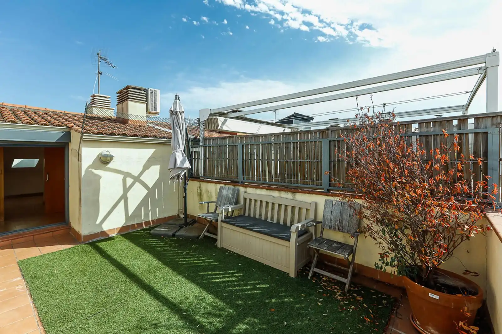 Terrasse von Maisonette zum Verkauf in Sabadell mit Klimaanlage, Heizung und Parkett