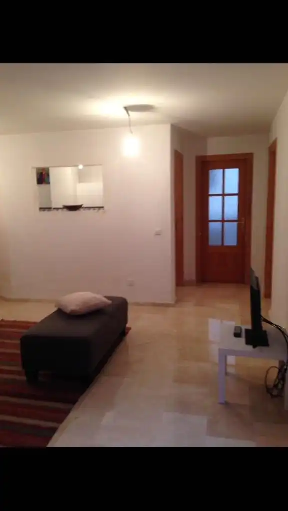 Wohnzimmer von Wohnung zur Miete in  Palma de Mallorca mit Möbliert, Waschmaschine und Balkon
